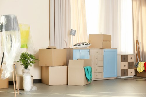 Removal team planning a house move in Kilburn
