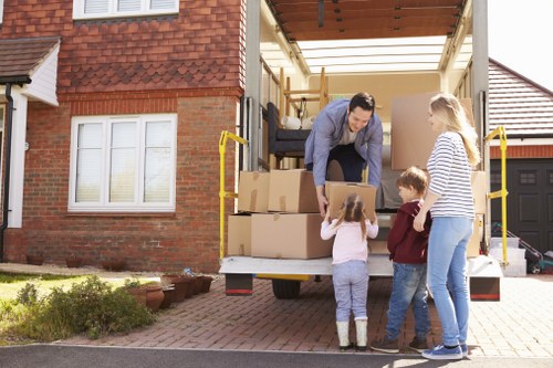 Secure transport for household items on a Kilburn moving day