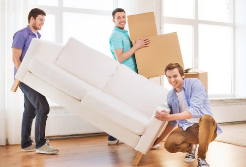 Secure transport of office equipment during a local move