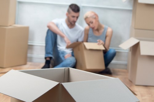 Careful unpacking and room organisation after a move